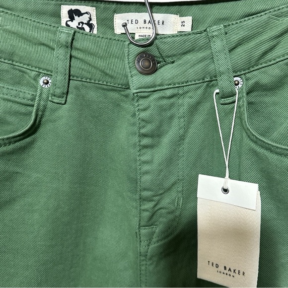 NWT - Ted Baker Rinalda Jeans - green - size 25 - Picture 8 of 9
